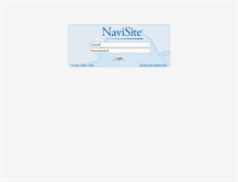 Tablet Screenshot of navicloud.navisite.com